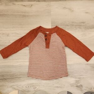 Cat & Jack Orange Long Sleeve Size 12 Months